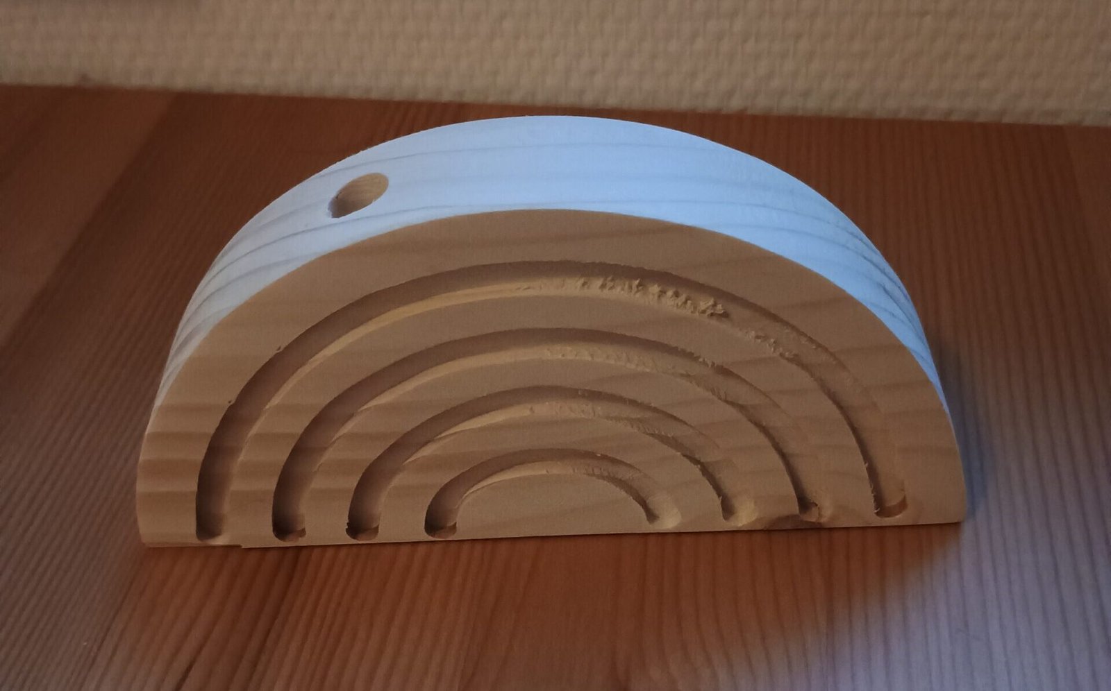 Houten regenboog - seizoenstafel