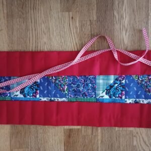 Krijtrol klein rood ruitjes