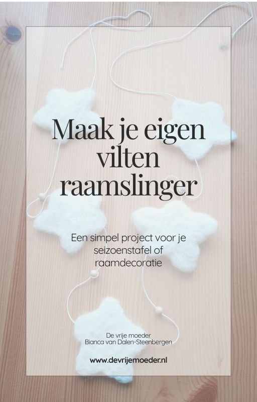 Vilten raamslinger diy - Afbeelding 2