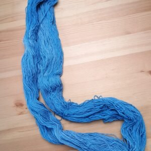 Plantaardig geverfde wol cochenille indigo dun