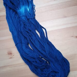 Plantaardig geverfde wol indigo medium